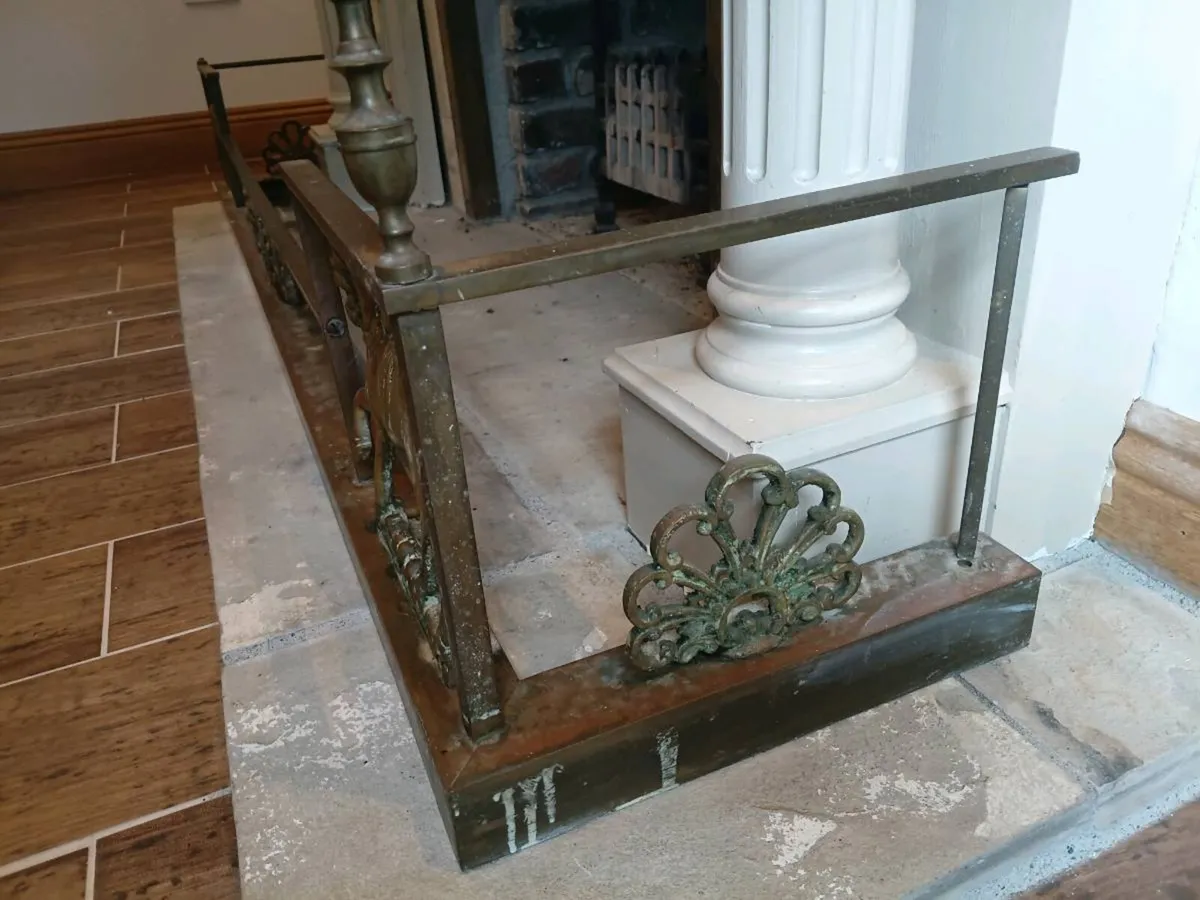 Brass fire surround - Image 4