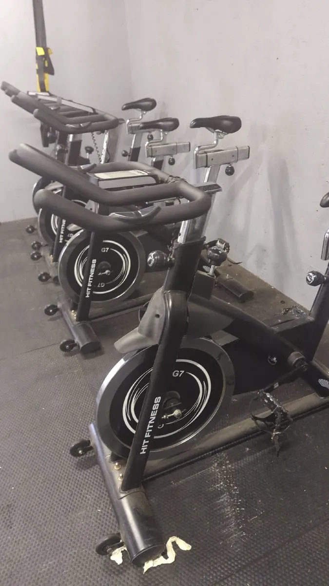 5 x HIT Fitness G7 Spin Bikes - Image 1