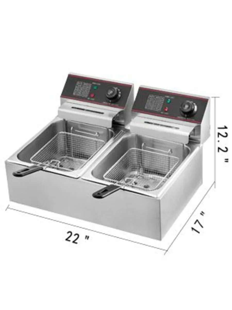 Stainless Steel l Commercial Electric Deep Fryer - Image 2