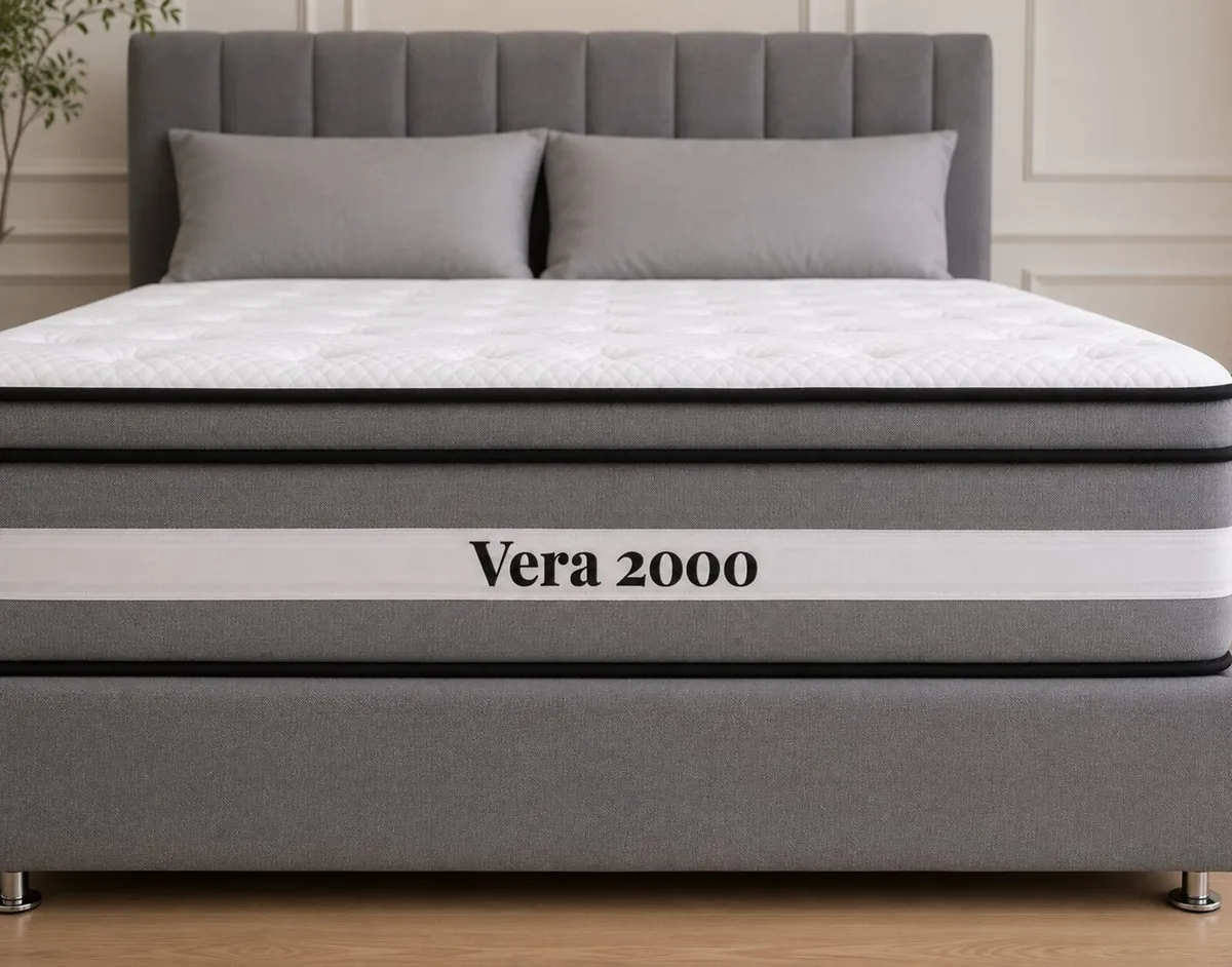 New 12 Inch Vera Pillowtop Pocket Spring Mattress - Image 2