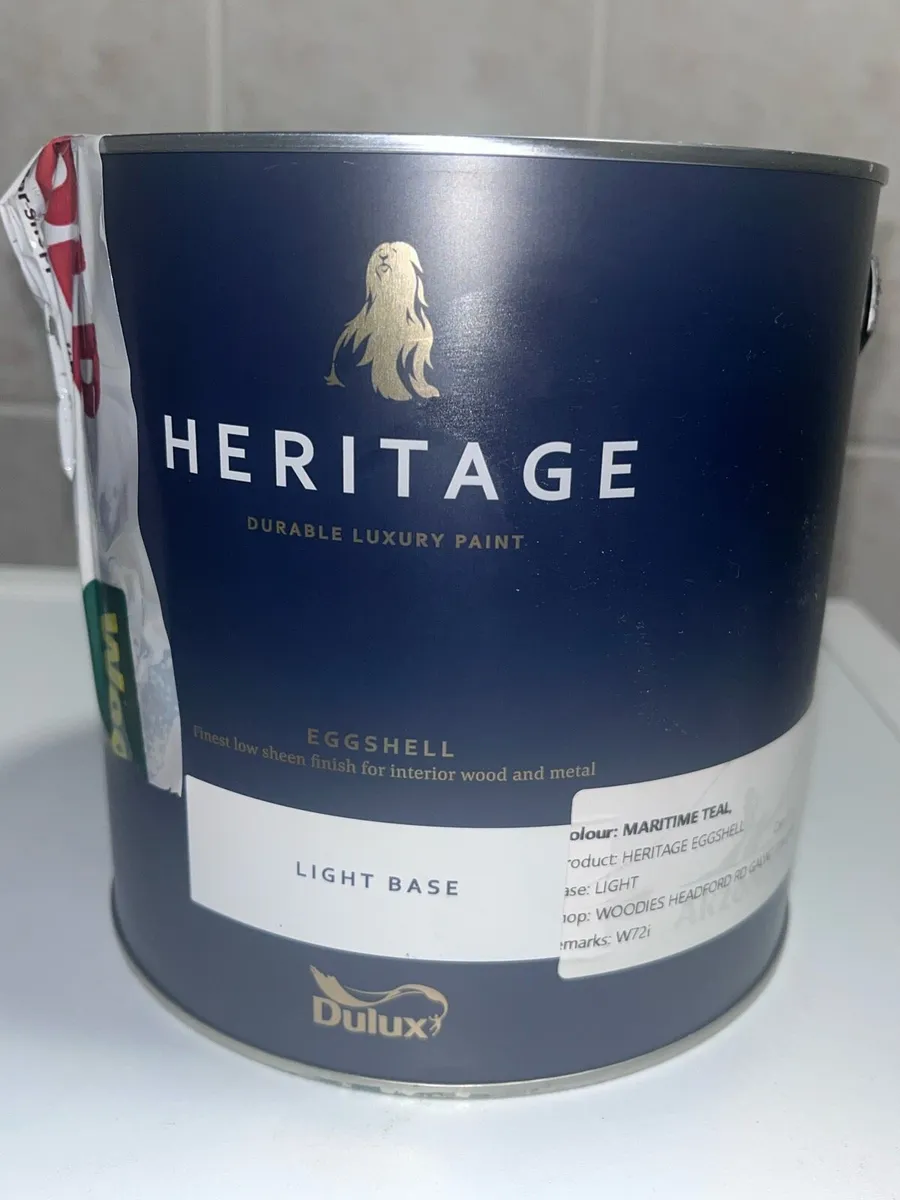 Dulux Heritage Eggshell - Maritime Teal - Image 2