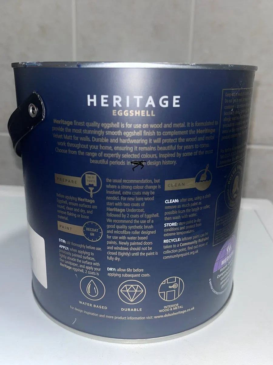 Dulux Heritage Eggshell - Maritime Teal - Image 3