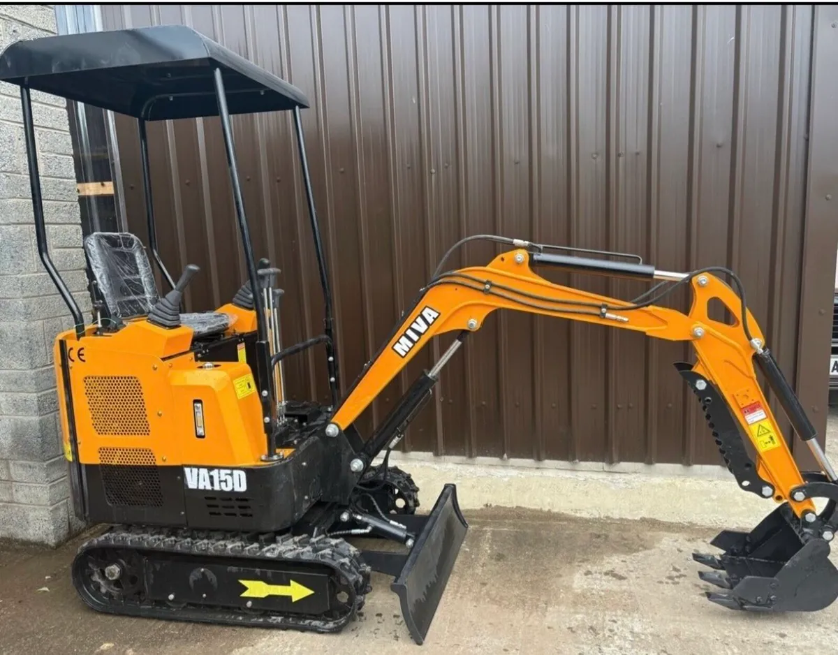 Miva 1.5 Ton Mini Digger Unused - Image 1
