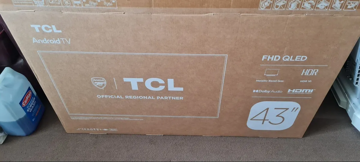 TCL 43" FHD QLED VC5 Smart Tv. Brand new. - Image 2