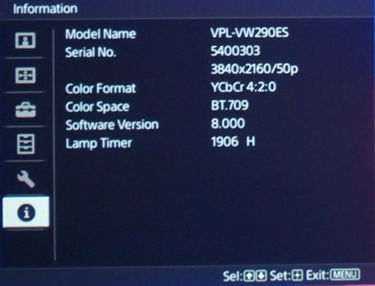 Sony Vpl-vw 290es - Image 3