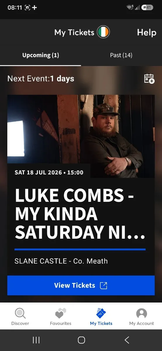 X2 Luke Combs Standing Tickets. 18th July - Image 2