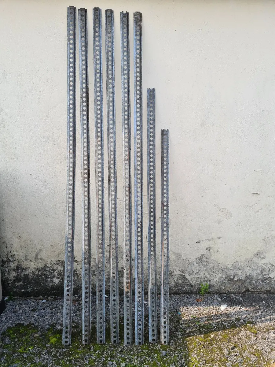 50ft of Heavy Duty Cargo Rail – Zinc Plated Standa - Image 1