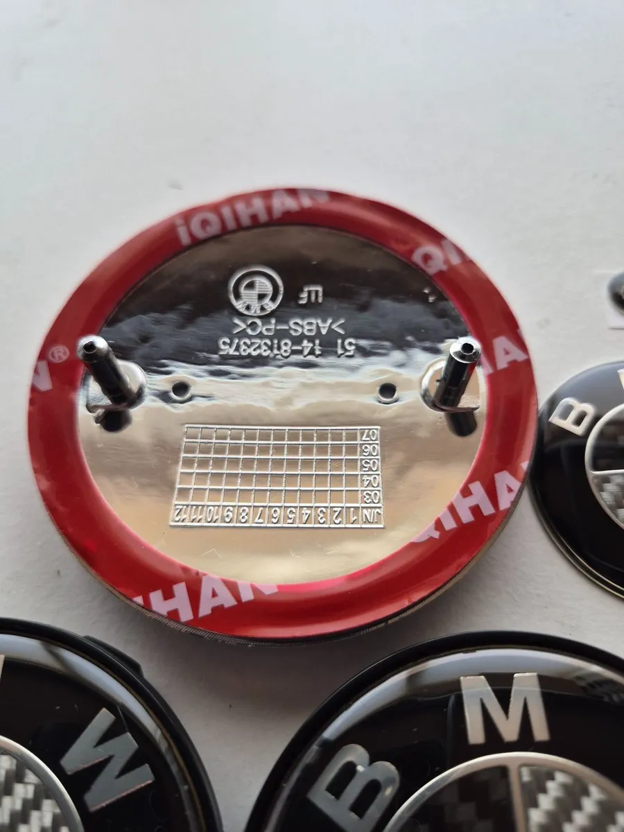 Set of Carbon fiber BMW caps/badges - FREE POST - Image 3