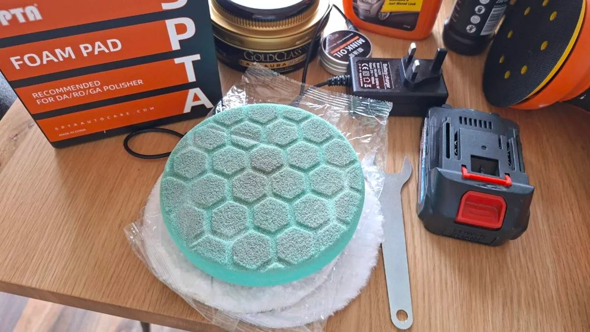 Cordless Car Polisher Buffer Kit - Image 4