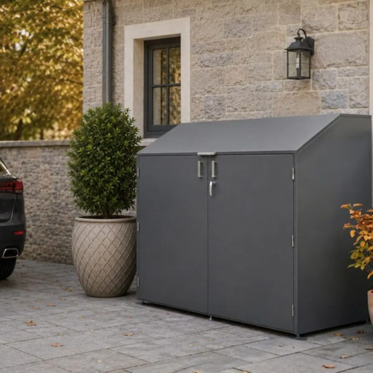 Premium Metal Bike Shed – Secure Storage - Image 1