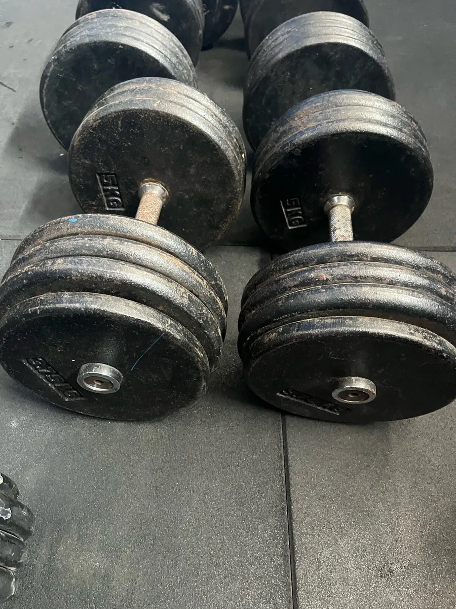 Dumbells Set (370kg Total) - Image 3