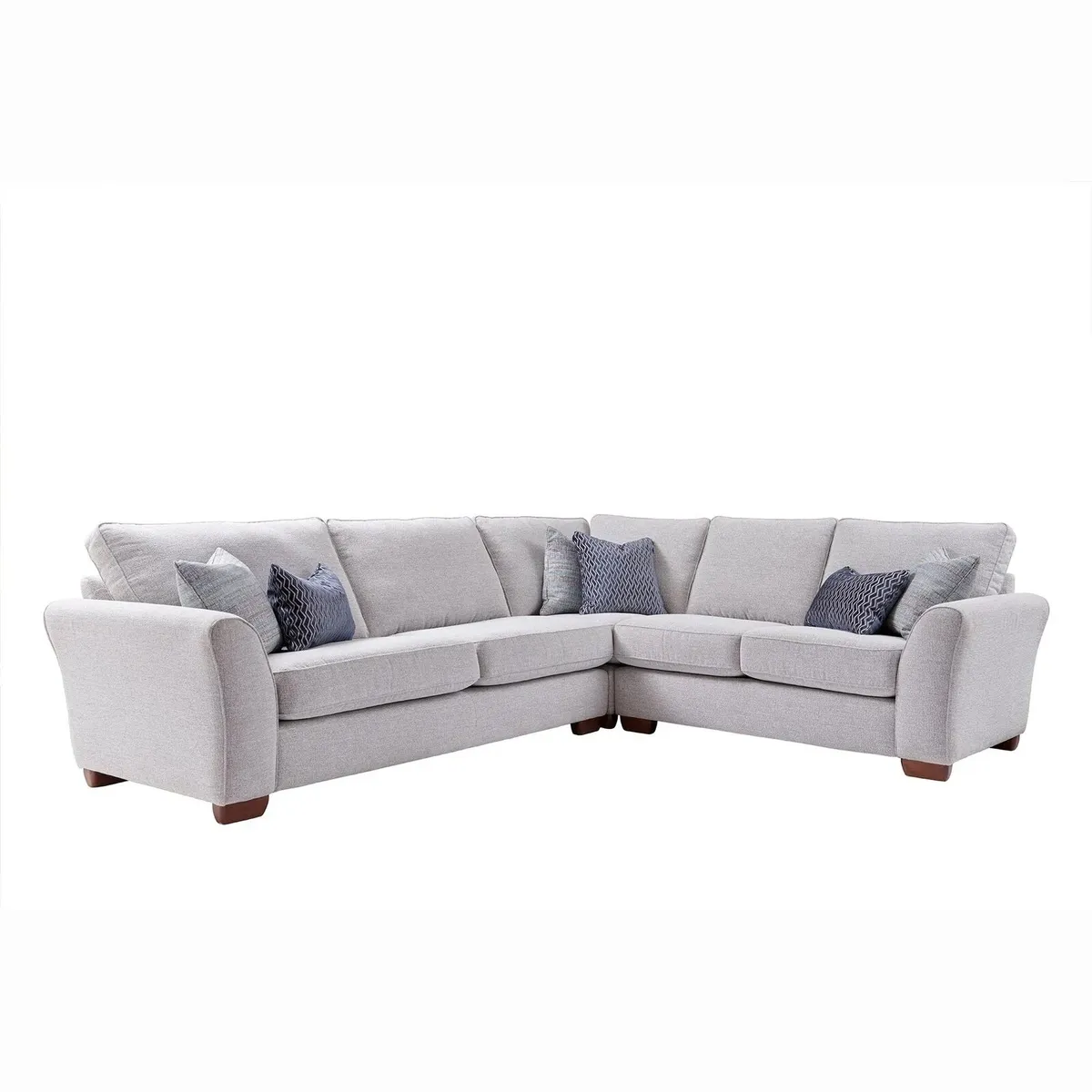Grey corner sofa - Image 1