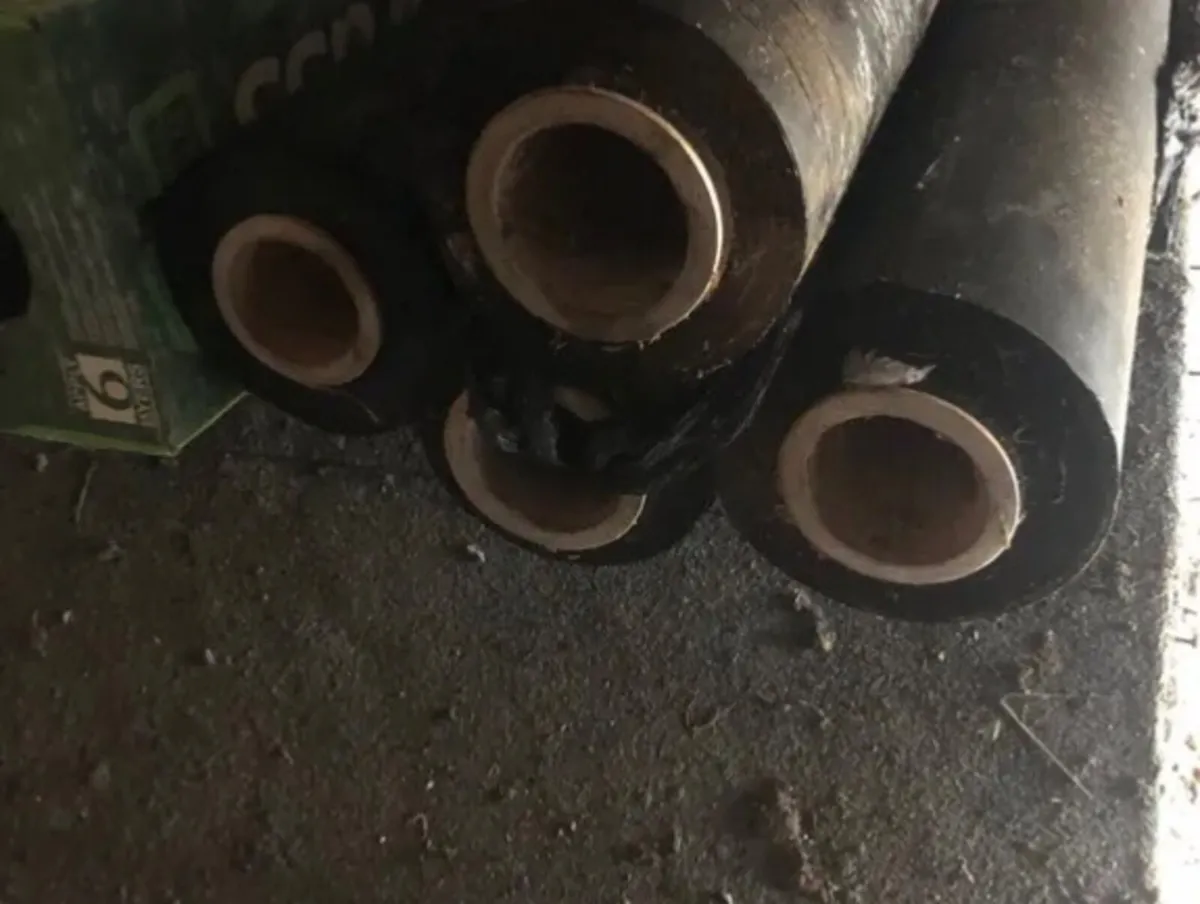 4 half rolls off silage wrapping plastic
