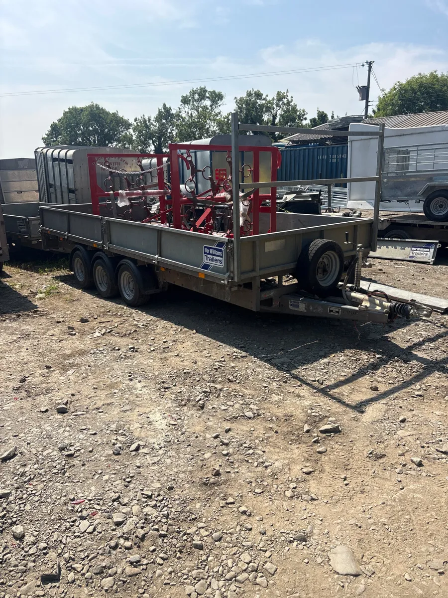 Ifor Williams 16ft dropside trailer - Image 1
