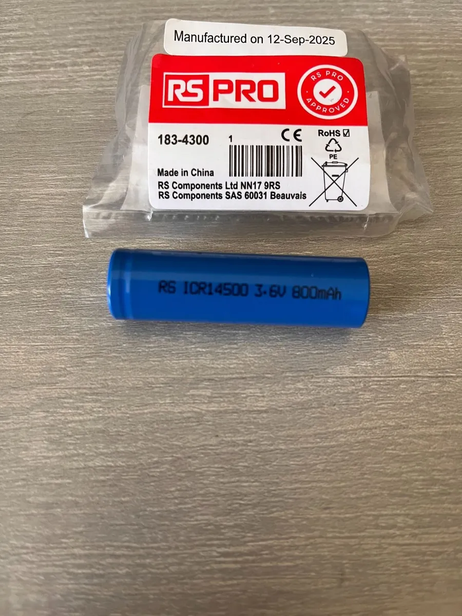 Lithium Rechargeable Battery 820mAh - Image 3