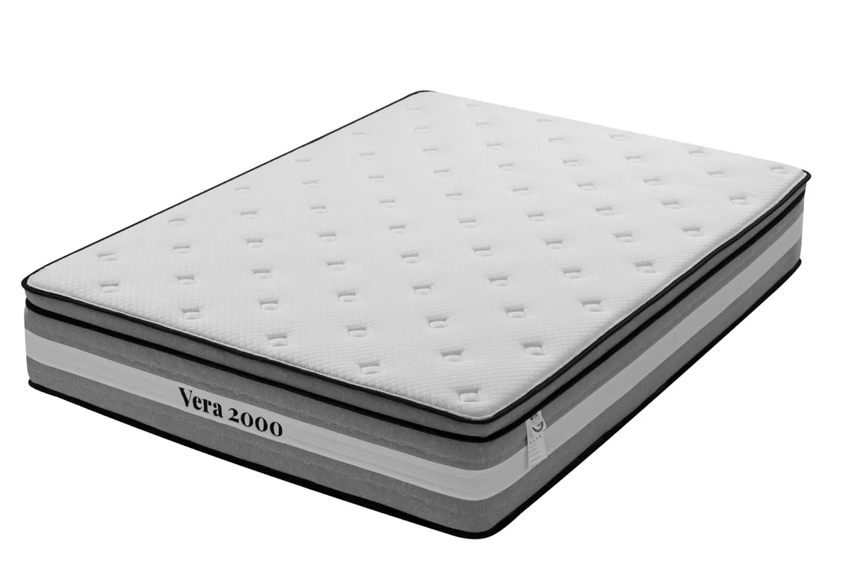 New 12 Inch Vera Pillowtop Pocket Spring Mattress - Image 3