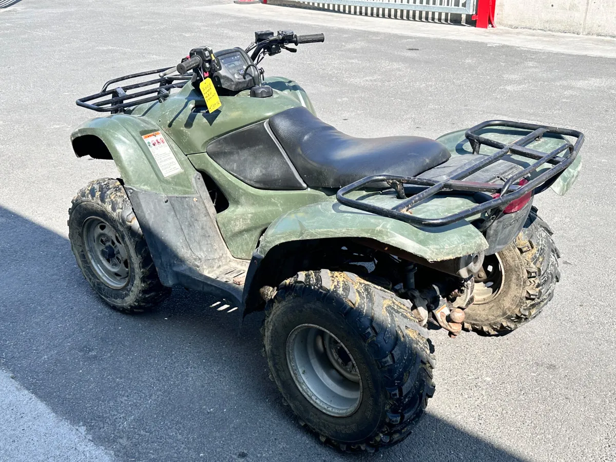 2008 Honda TRX 420FE only 1376hrs - Image 4