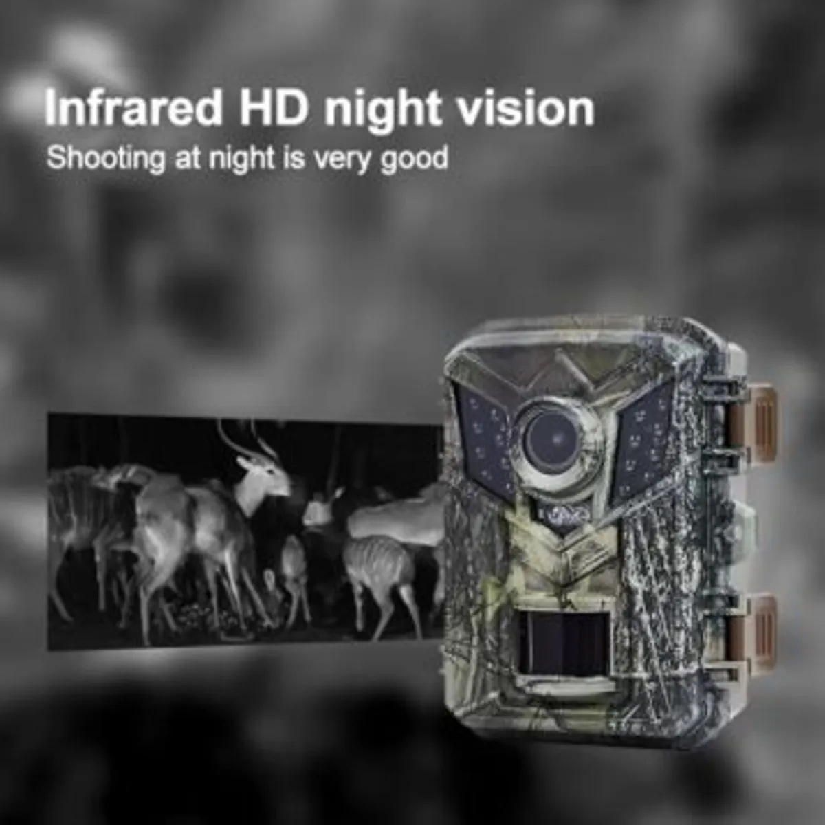 HD Trail Camera, Night Vision & 32GB Memory Card - Image 3