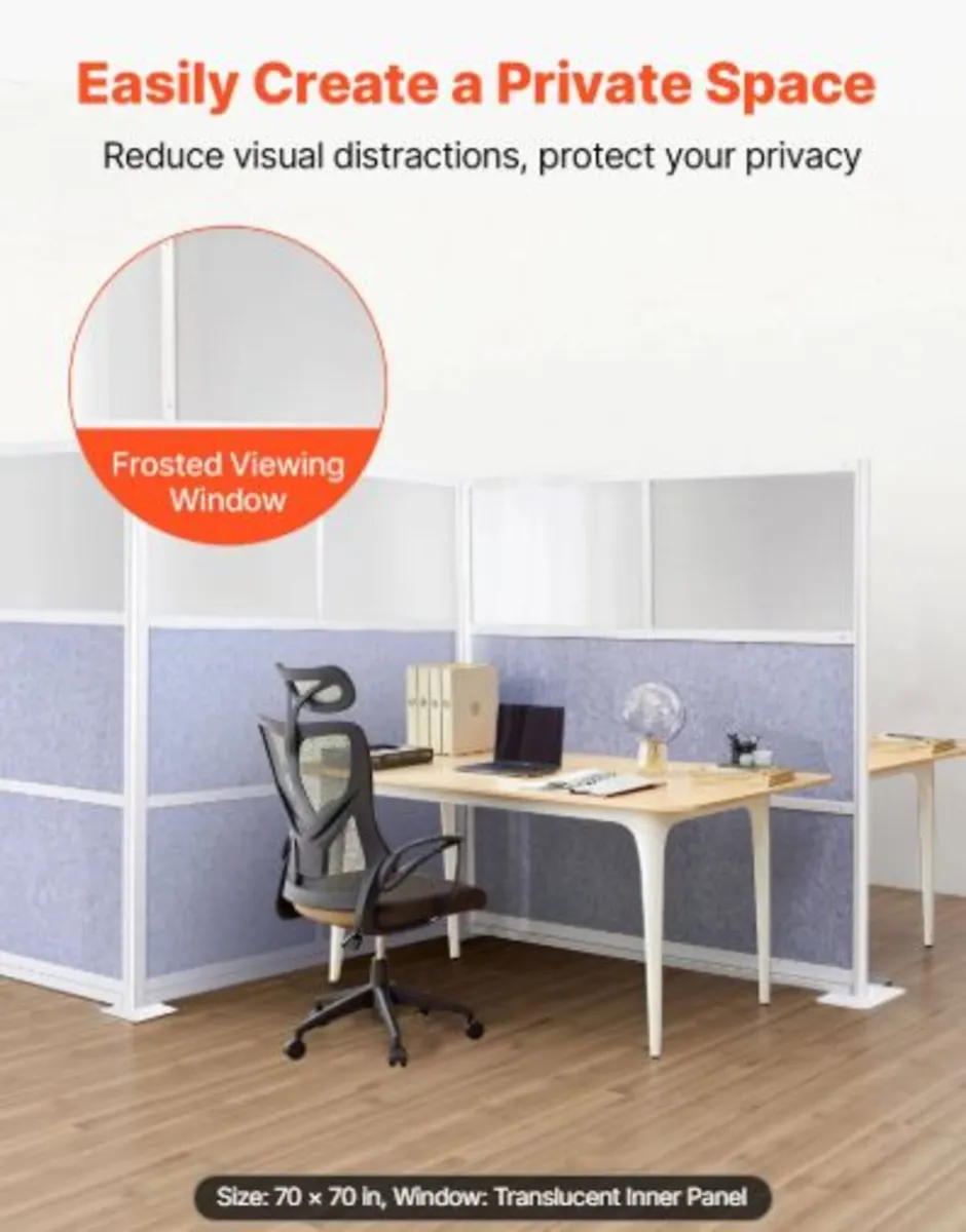 Office Divider Privacy Partition, 1-Pack, 1778 - Image 4