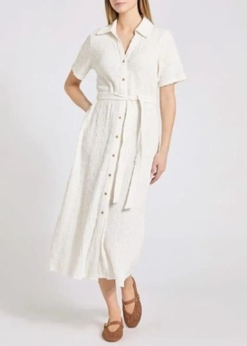 NEW Ladies Textured Midi Dress: Medium  Suit 12-14 - Image 2