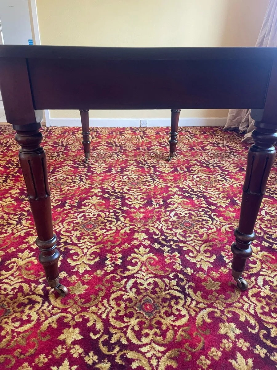 Mahogany dining table and 4 chairs - Image 4