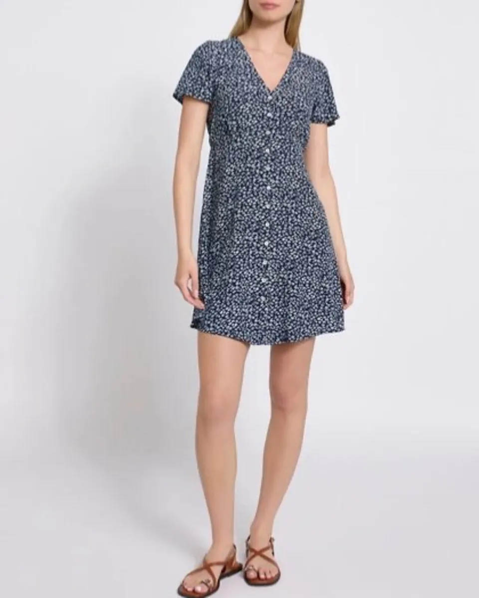 New summer floral tea dress: size 10 - Image 2