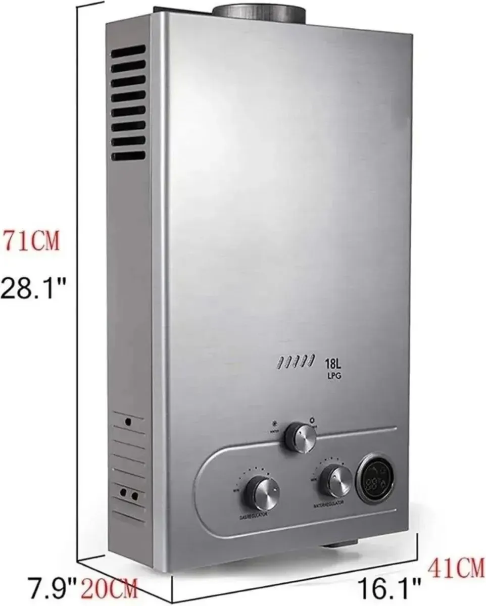 18L Instant Gas Hot Water Heater Tankless Boiler - Image 4