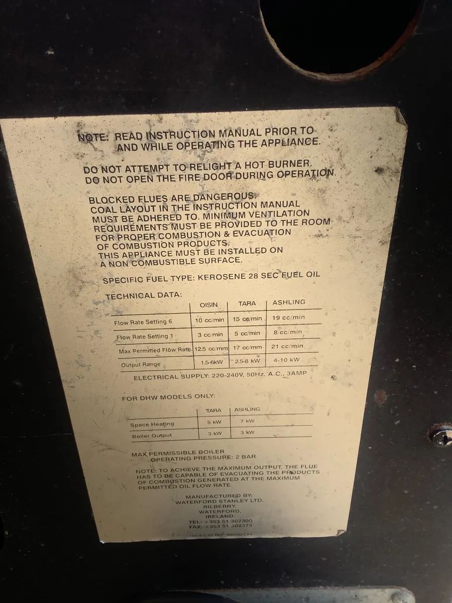 Stanley Waterford diesel heater - Image 4
