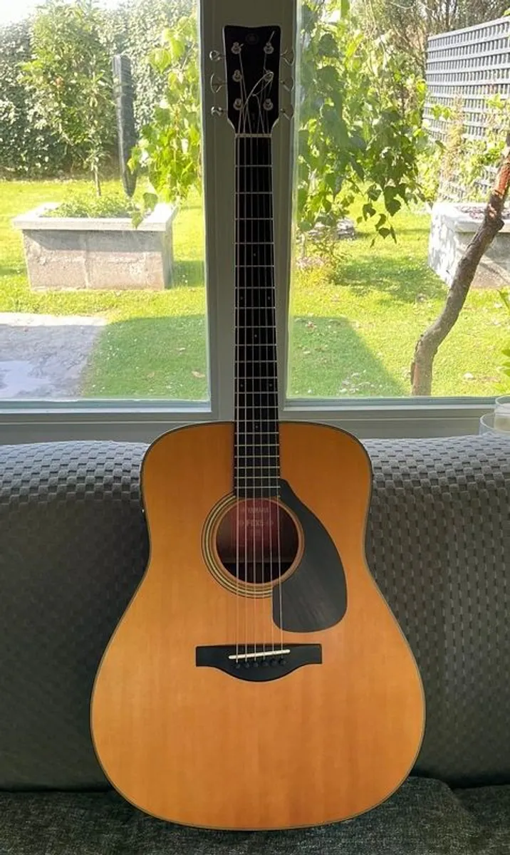 Yamaha FGX5 Red Label electro-acoustic guitar in excellent condition - Image 1