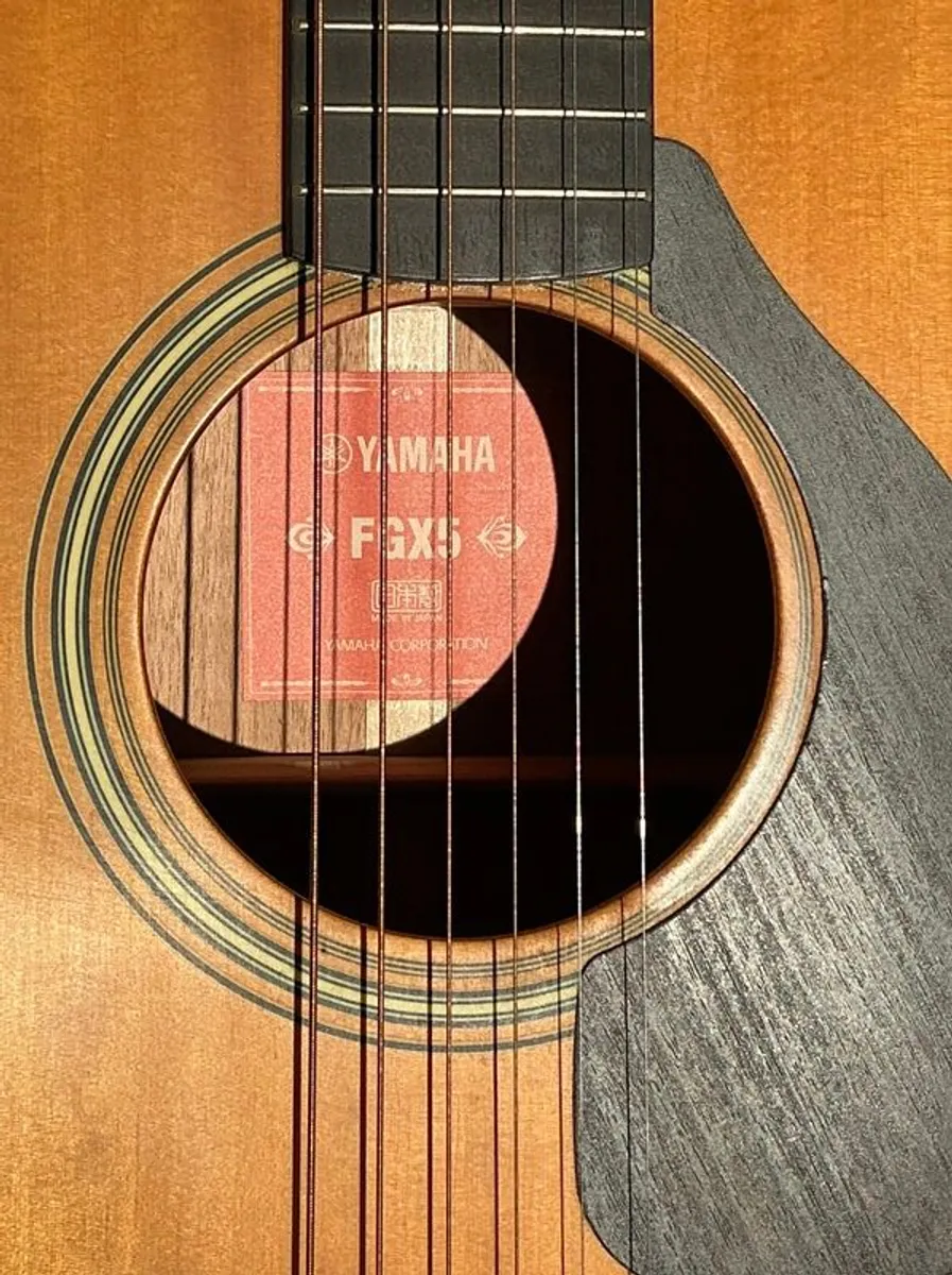 Yamaha FGX5 Red Label electro-acoustic guitar in excellent condition - Image 2