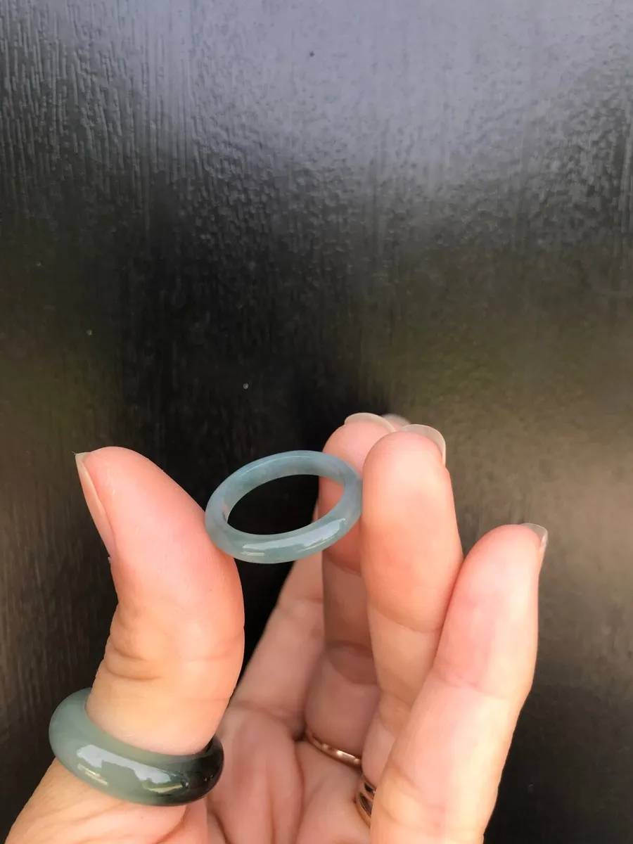 Natural Guatemala Jadeite Jade Ring (17mm) - Image 4