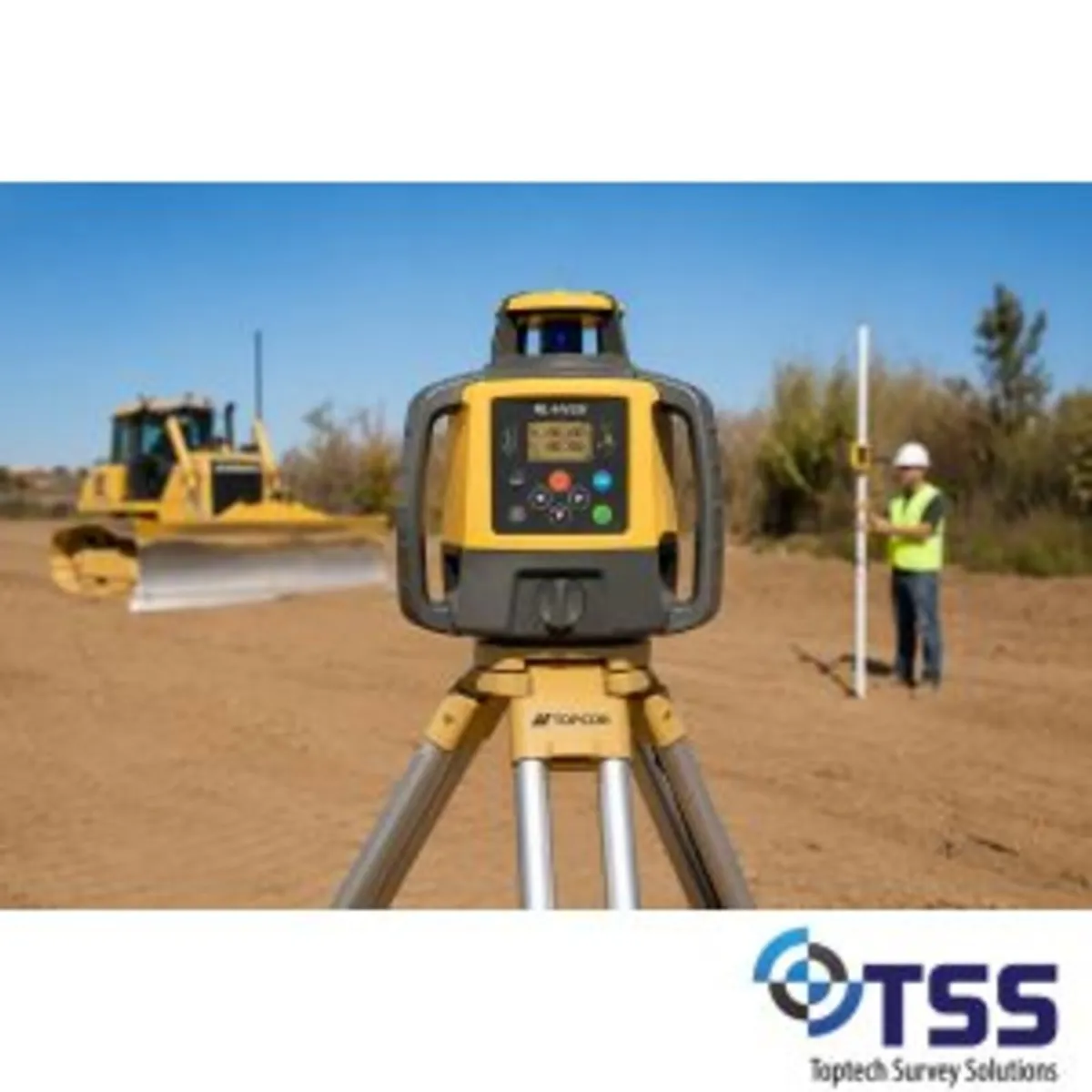Topcon Laser Level RL-HV2S with LS-100D T&S - Image 3