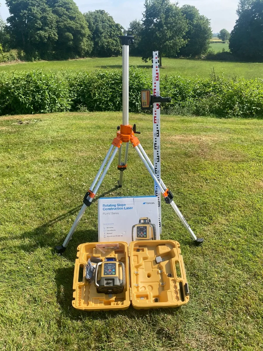 Topcon Laser Level RL-HV2S with LS-100D T&S - Image 4