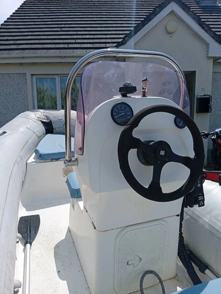 4.5 brig falcon rib with 40hp tohatsu engine and t - Image 4