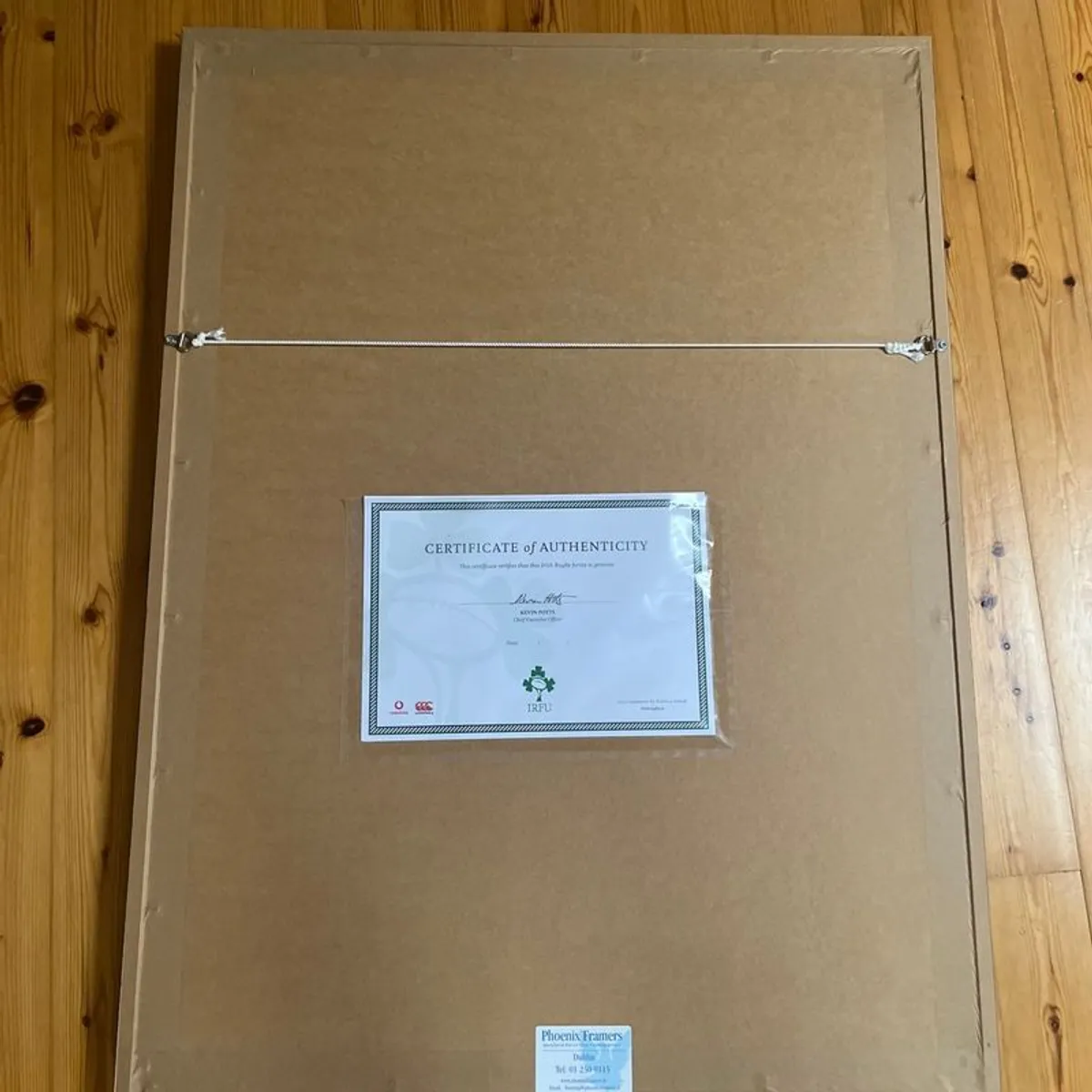 2023 Ireland Rugby Jersey - Signed , Framed & Certified - Image 2