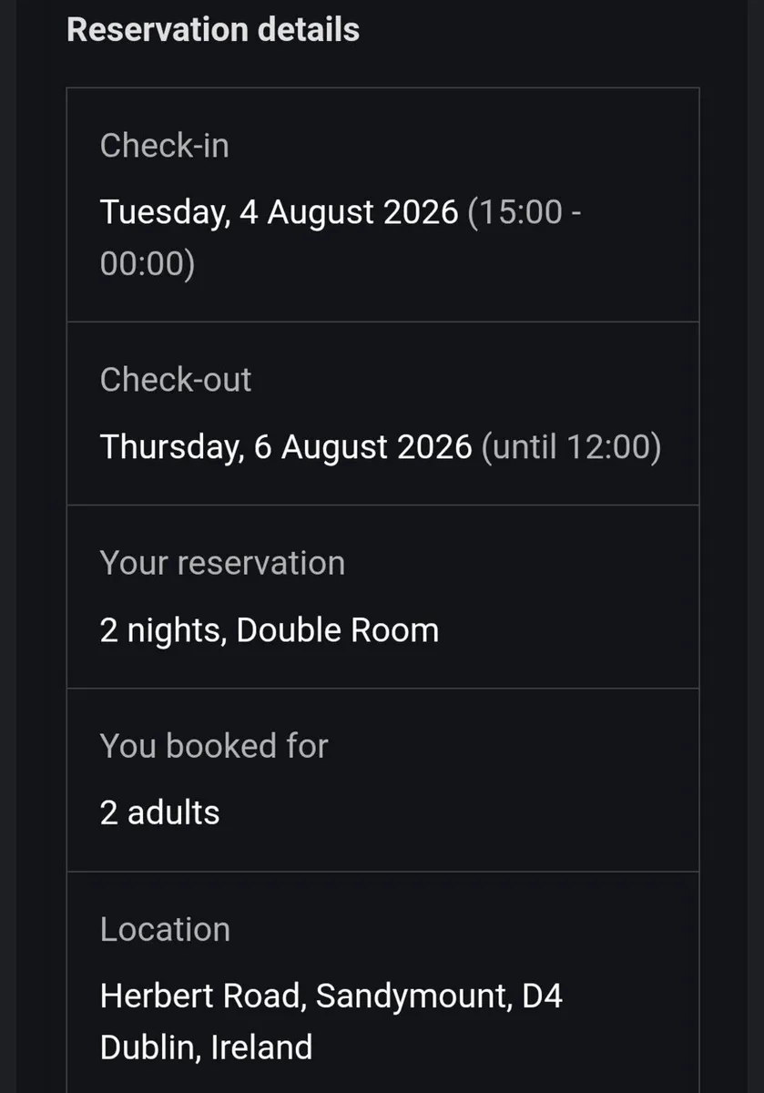 ARSENAL TICKETS WITH DUBLIN HOTEL STAY 2026 - Image 3