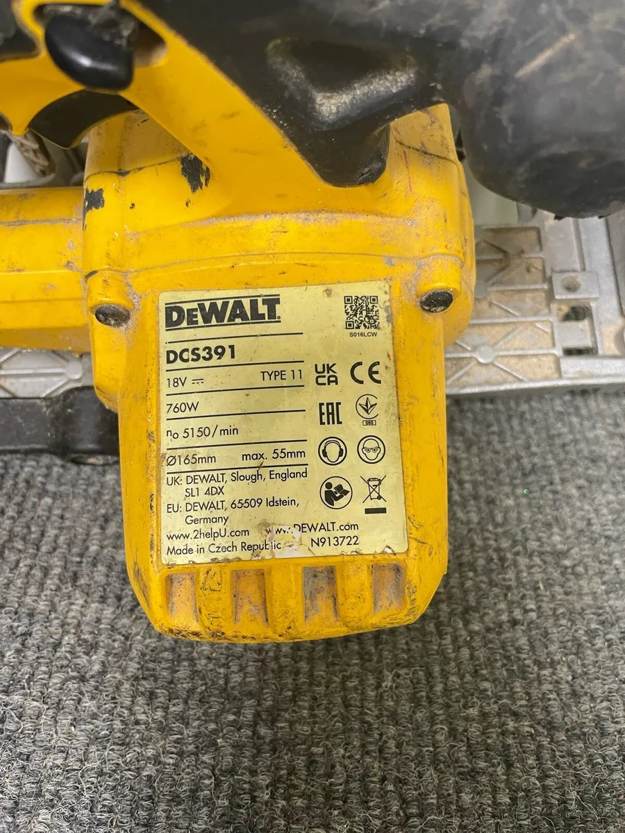 DeWalt XR 165Mm Circular Saw DCS391 Baretool - Image 3