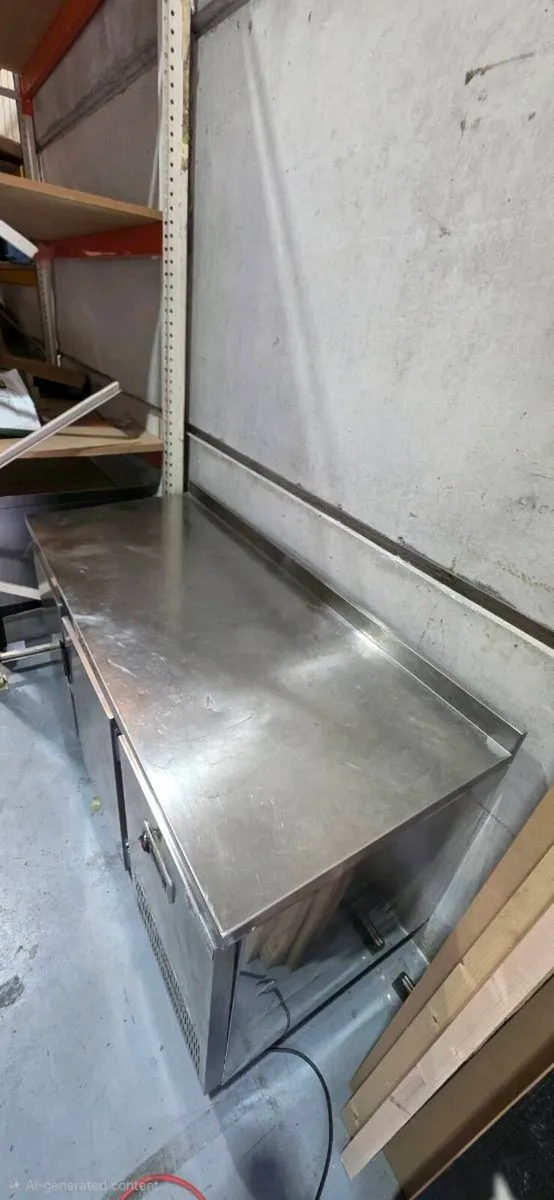 Two Door Counter Fridge commercial stainless steel - Image 4