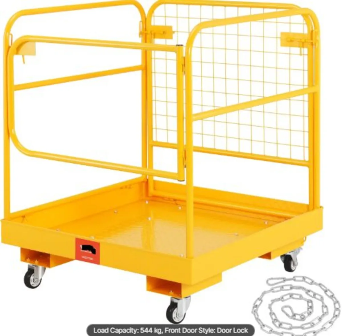 Forklift Safety Cage, 544.3 kg Load Capacity, - Image 2