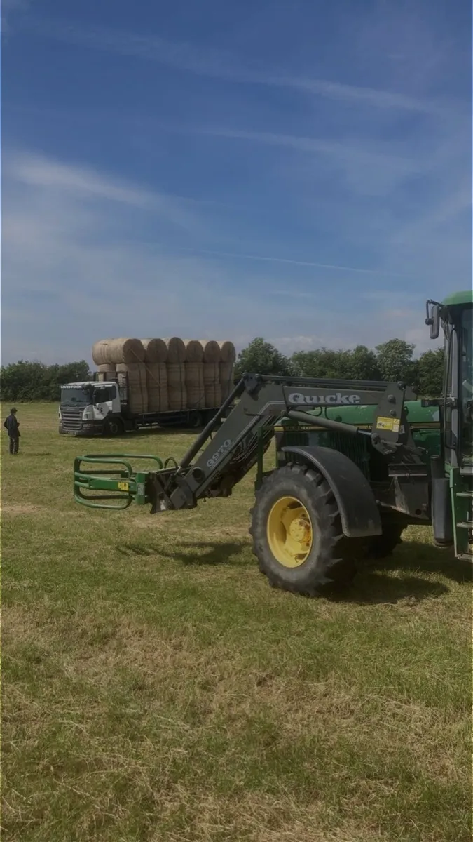 Round Bales of Hay