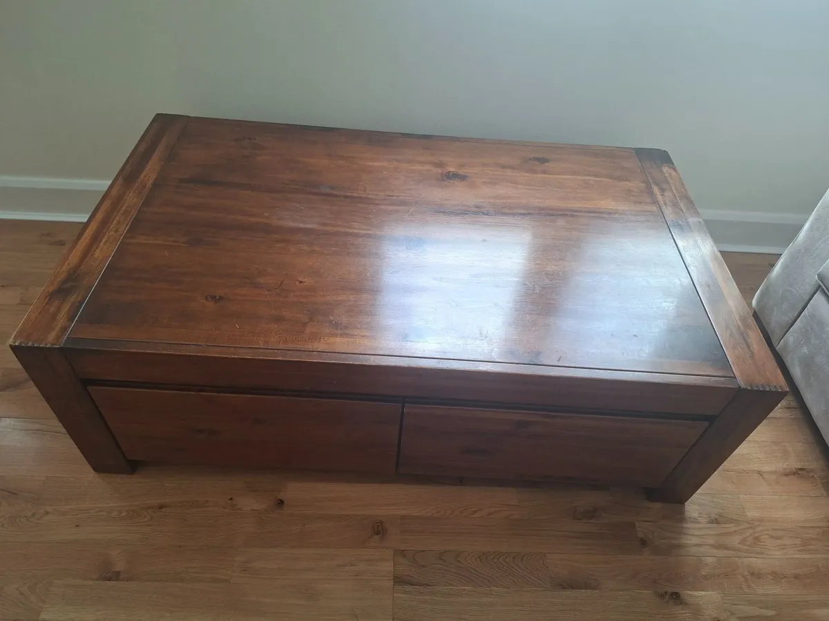 Solid wood cofe table - Image 2