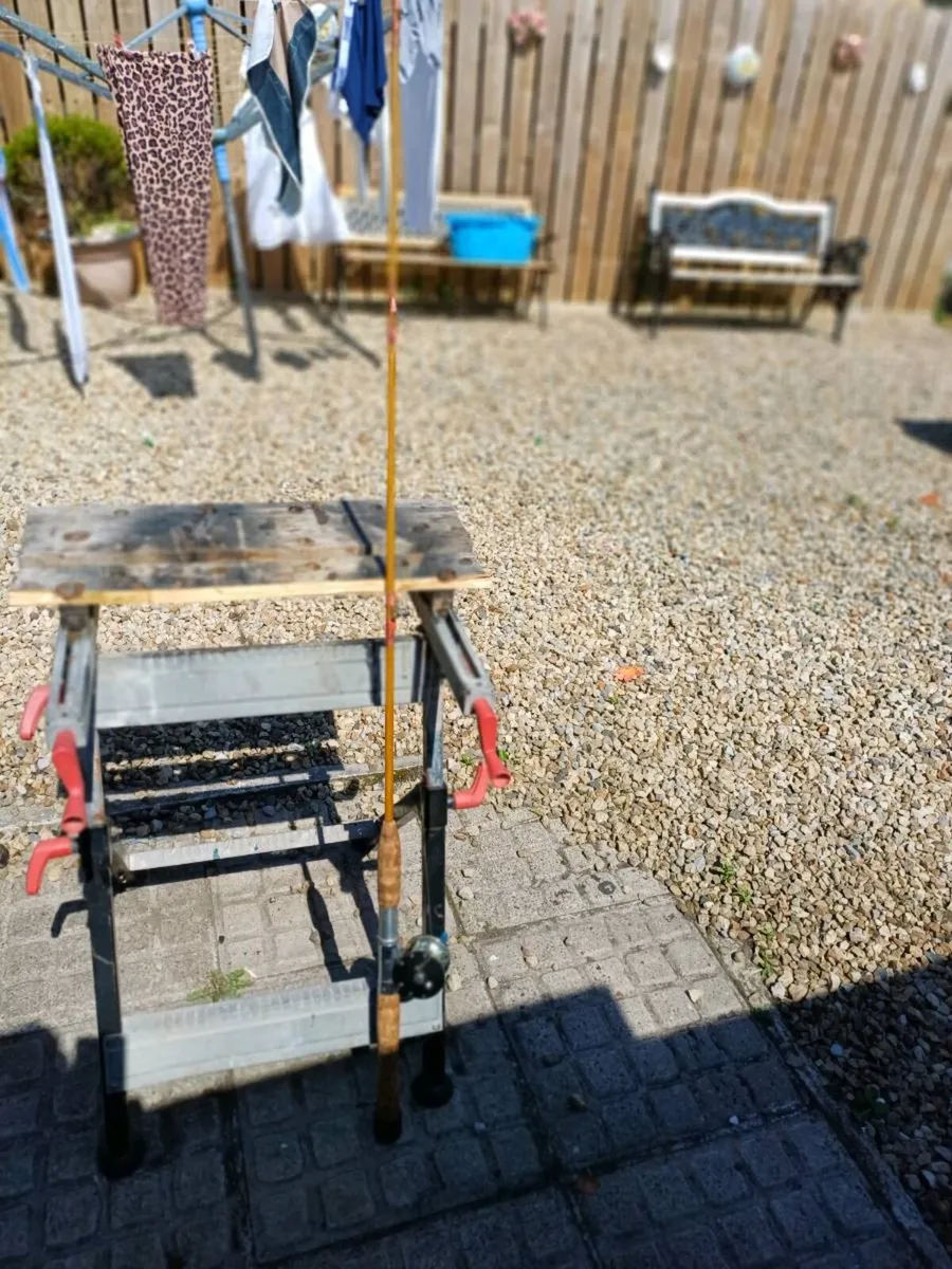 1940's Penn No 180 Reel & Fishing Rod - Image 3