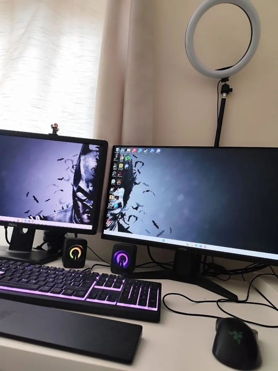 PC Specialist Desktop Gaming PC with 2 Monitors - Image 4