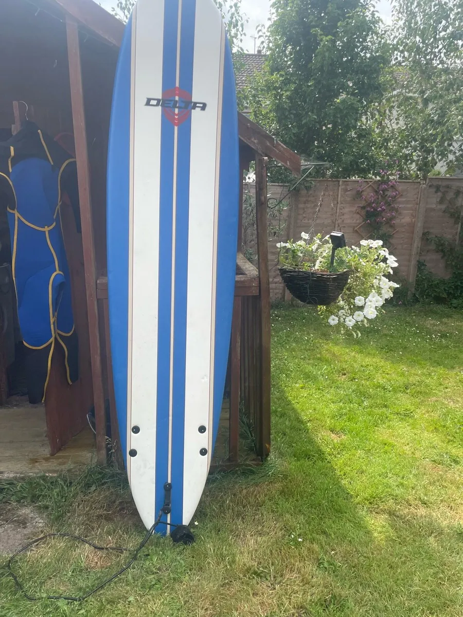 Delta 7ft softop surfboard never used - Image 2