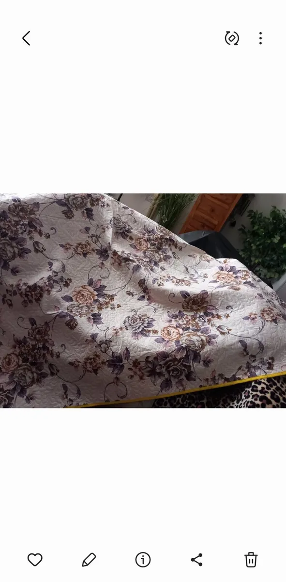 Voil and bedspread double - Image 1