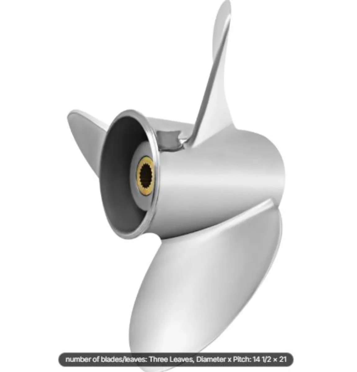 Outboard Propeller, Replace for OEM 3860709, - Image 4