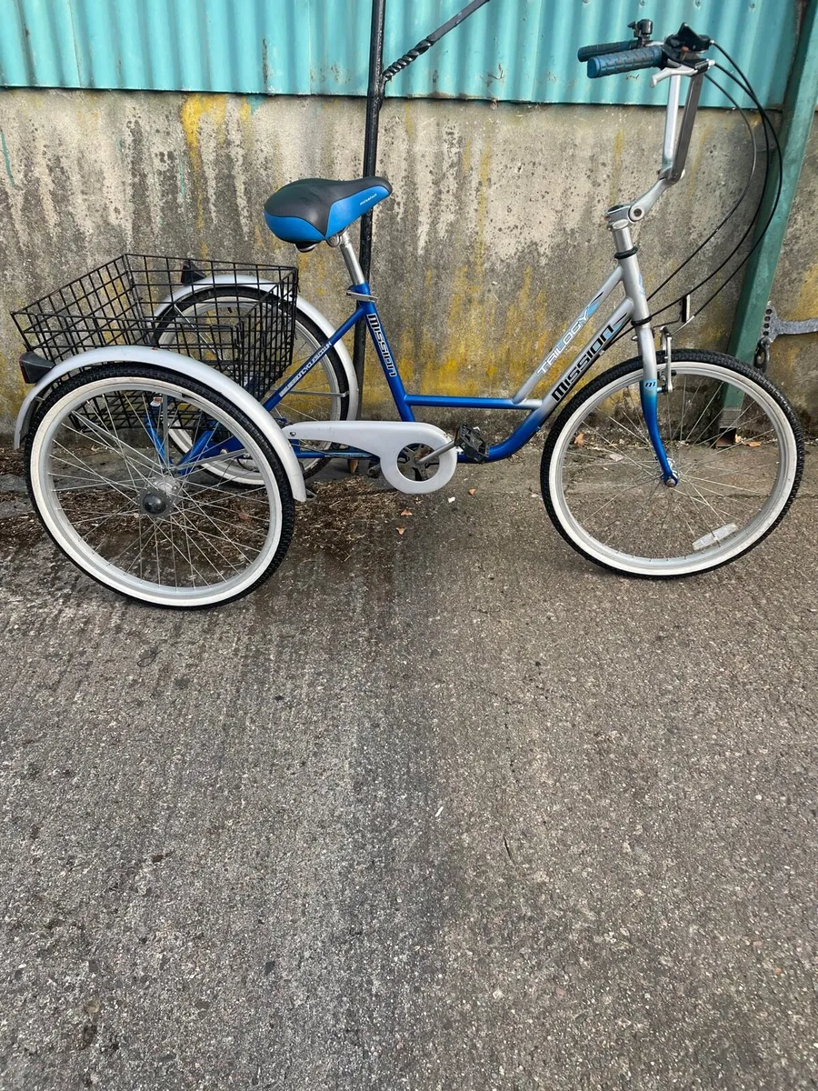 Adults trike with gears and large basket - Image 1