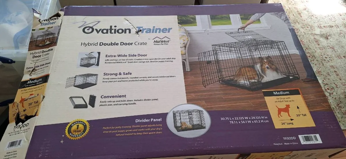 Dog cage - Image 1