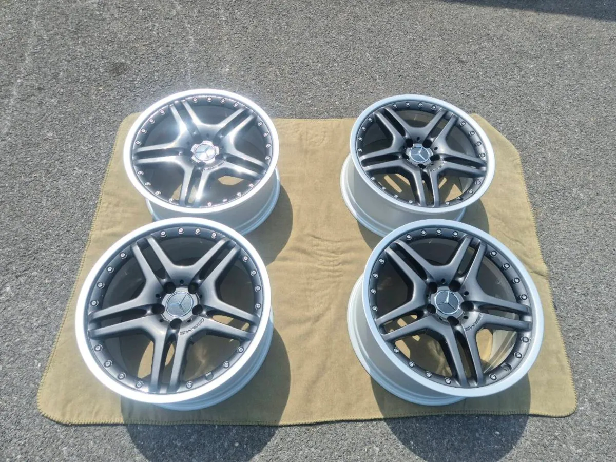 Oem AMG SL55 F1 two piece wheels. - Image 3