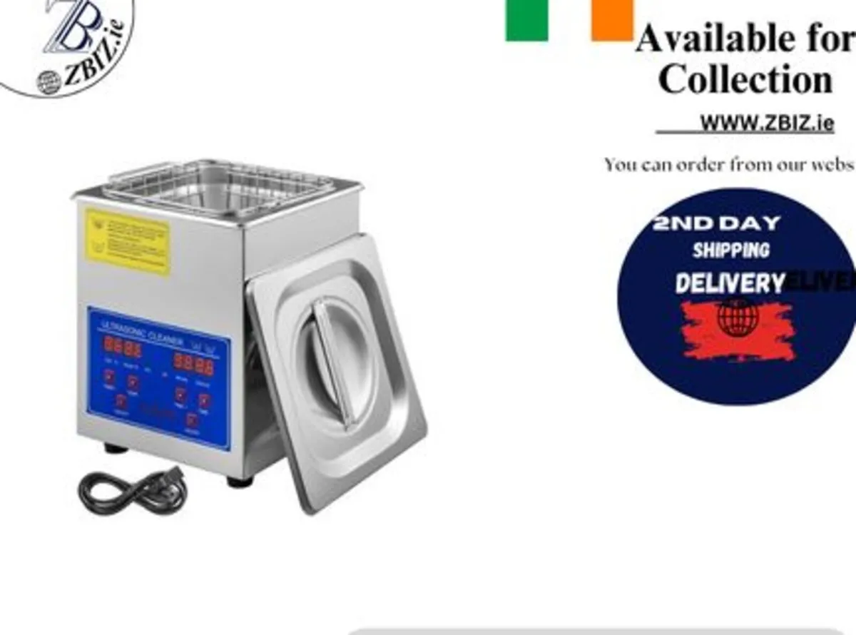 2L Ultrasonic Cleaner Digital Timer Parts Cleaner - Image 1